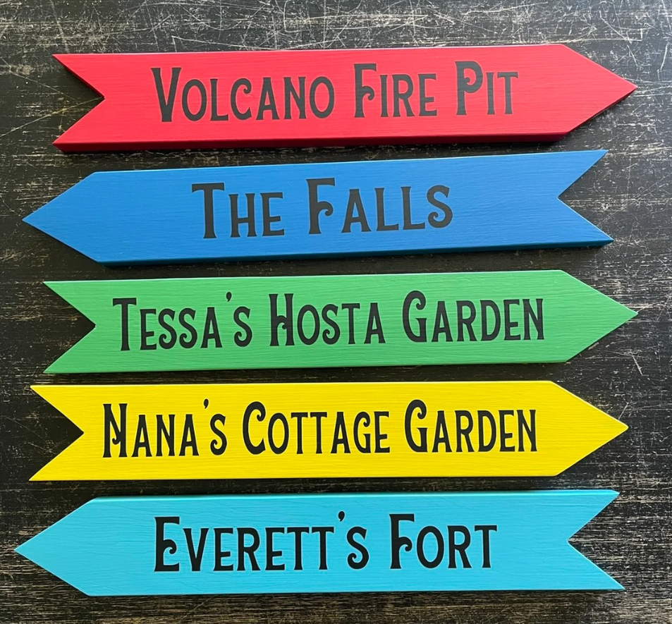 Directional Arrows, 2.5x16 Inch Custom Wood Sign, Event, Business, Personalized, Destinations, Travel, Vacation, Family Location, Restaurant, Store Front