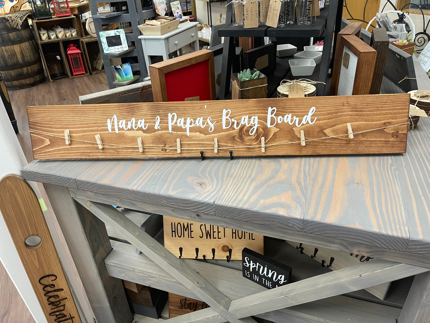 Brag Board, Look What We Made, Grandparent Gift, Art Work, School Display, Children's Art, Proud Parent, Grandparent, Nana, Papa, Grandma, Mama, Daddy, 22-36 INCH