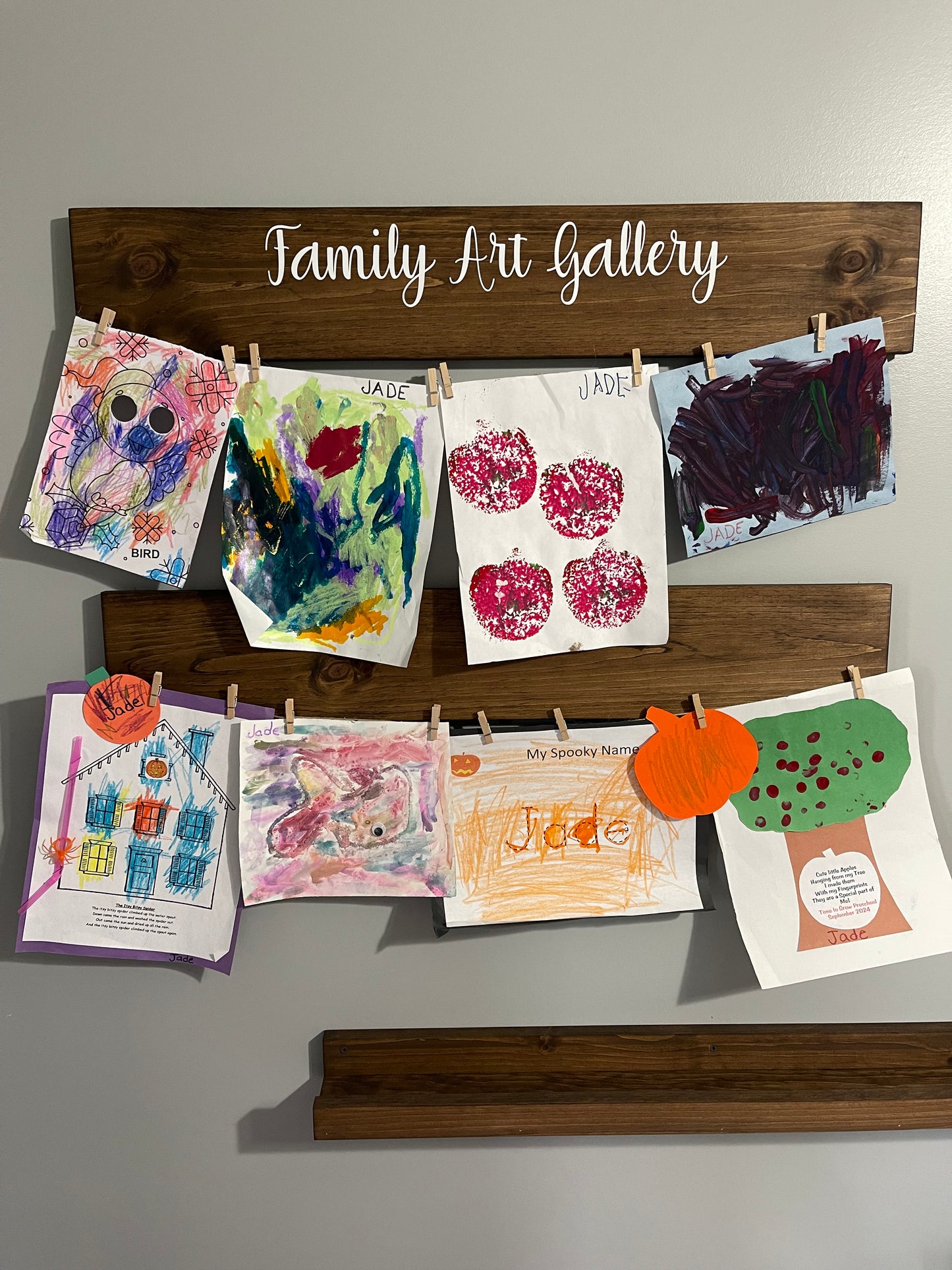 Brag Board, Look What We Made, Grandparent Gift, Art Work, School Display, Children's Art, Proud Parent, Grandparent, Nana, Papa, Grandma, Mama, Daddy, 22-36 INCH
