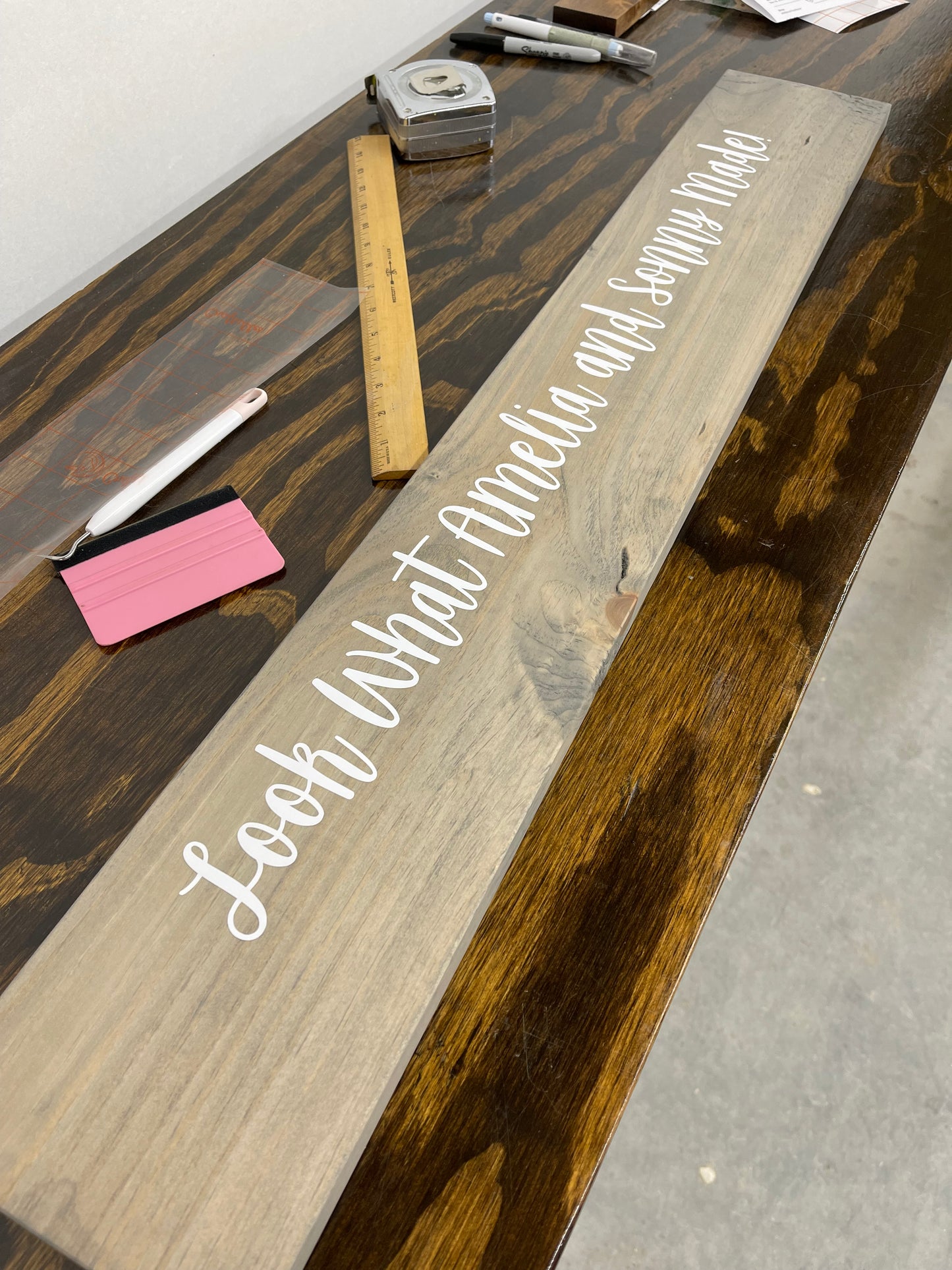 Brag Board, Look What We Made, Grandparent Gift, Art Work, School Display, Children's Art, Proud Parent, Grandparent, Nana, Papa, Grandma, Mama, Daddy, 22-36 INCH