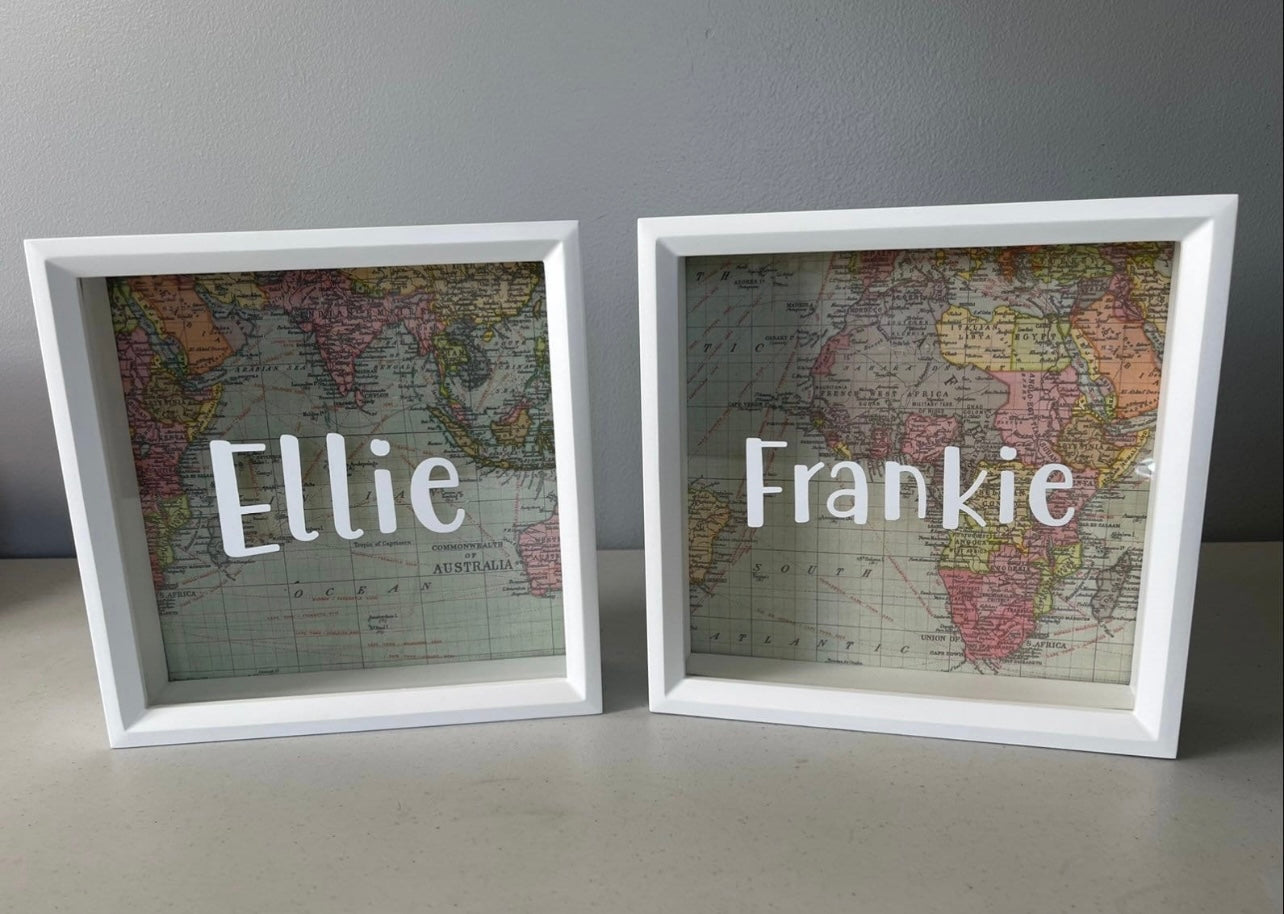 CUSTOM Shadow Box, Ticket Box, Ticket Stub, Memories, Shadow Box, Gift Idea, Kids, Adventure, Travel Theme, Custom Text, Money Bank, Dropbox