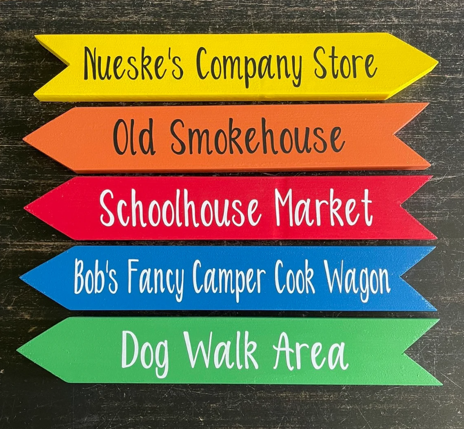 Directional Arrows, 2.5x16 Inch Custom Wood Sign, Event, Business, Personalized, Destinations, Travel, Vacation, Family Location, Restaurant, Store Front