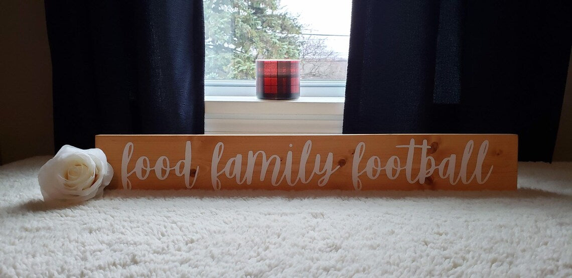 Custom Quote 3.5" x 24" Wood Sign, Birthday, Anniversary, Baby, Bridal, Storefront, Wedding, Graduation, Event, Home, Office, DIY Sign
