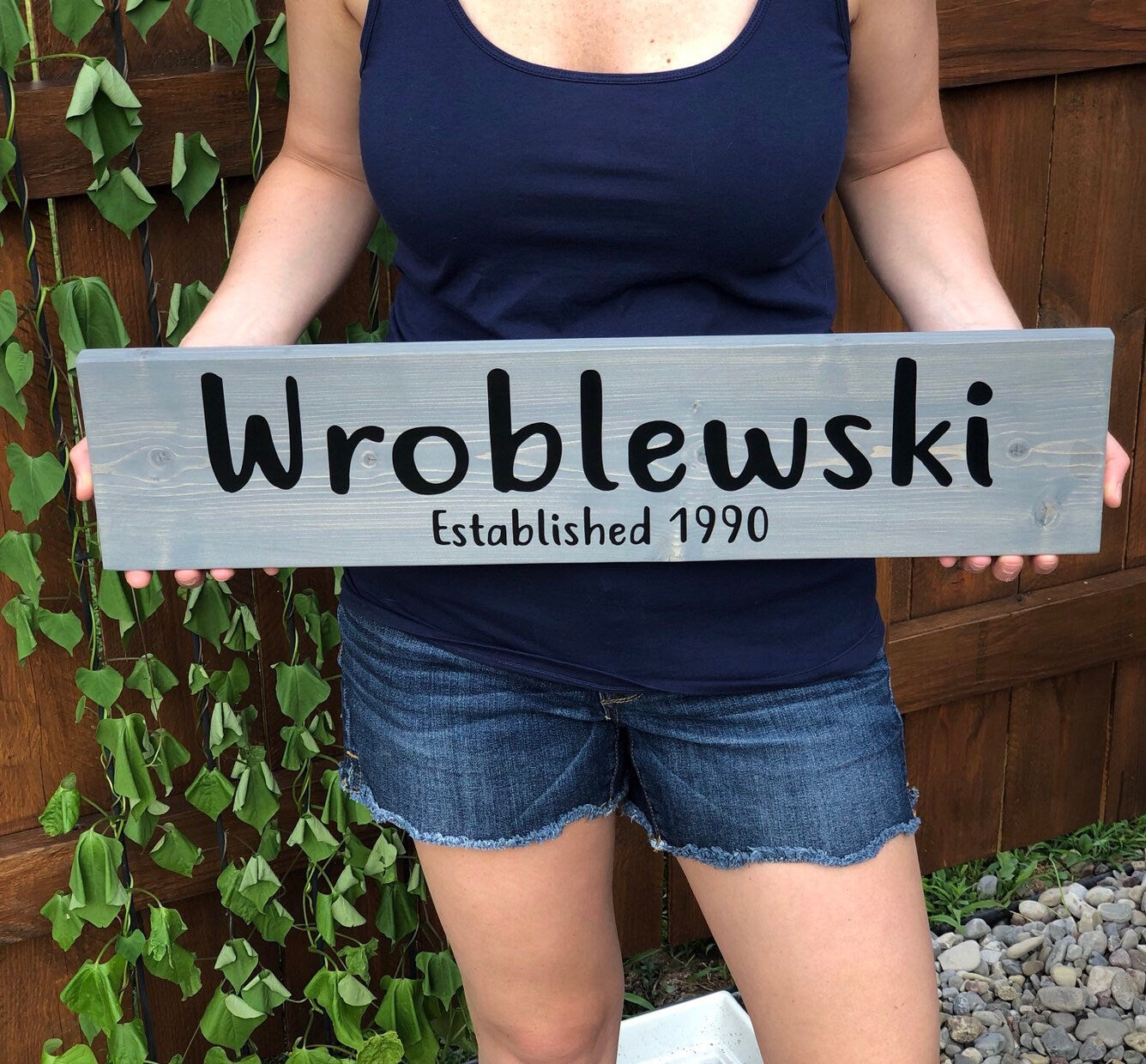 Custom Quote 5.5" x 24" Wood Sign, Birthday, Anniversary, Baby, Bridal, Storefront, Wedding, Graduation, Event, Home, Office, DIY Sign