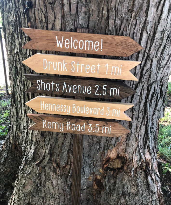 Directional Arrows, 2.5x16 Inch Custom Wood Sign, Event, Business, Personalized, Destinations, Travel, Vacation, Family Location, Restaurant, Store Front