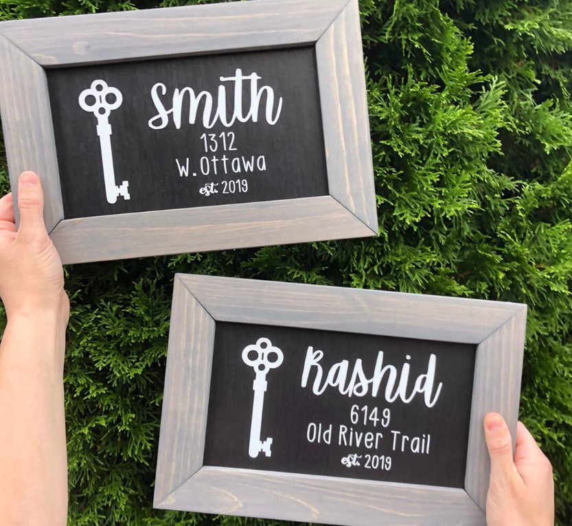 Custom Frame Sign, Personalized Frame, 8x12, 10x14, 12x16, Custom Quote, Wedding Gift, Home Decor, Frame, Gray, Black, Wooden Sign, Wood