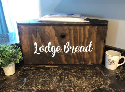 Corner Bread Box, Personalized, Custom Box, Kitchen Decor, Organization, Storage, Bread Box, Wooden, Countertop Box, Bread, Custom, Wood