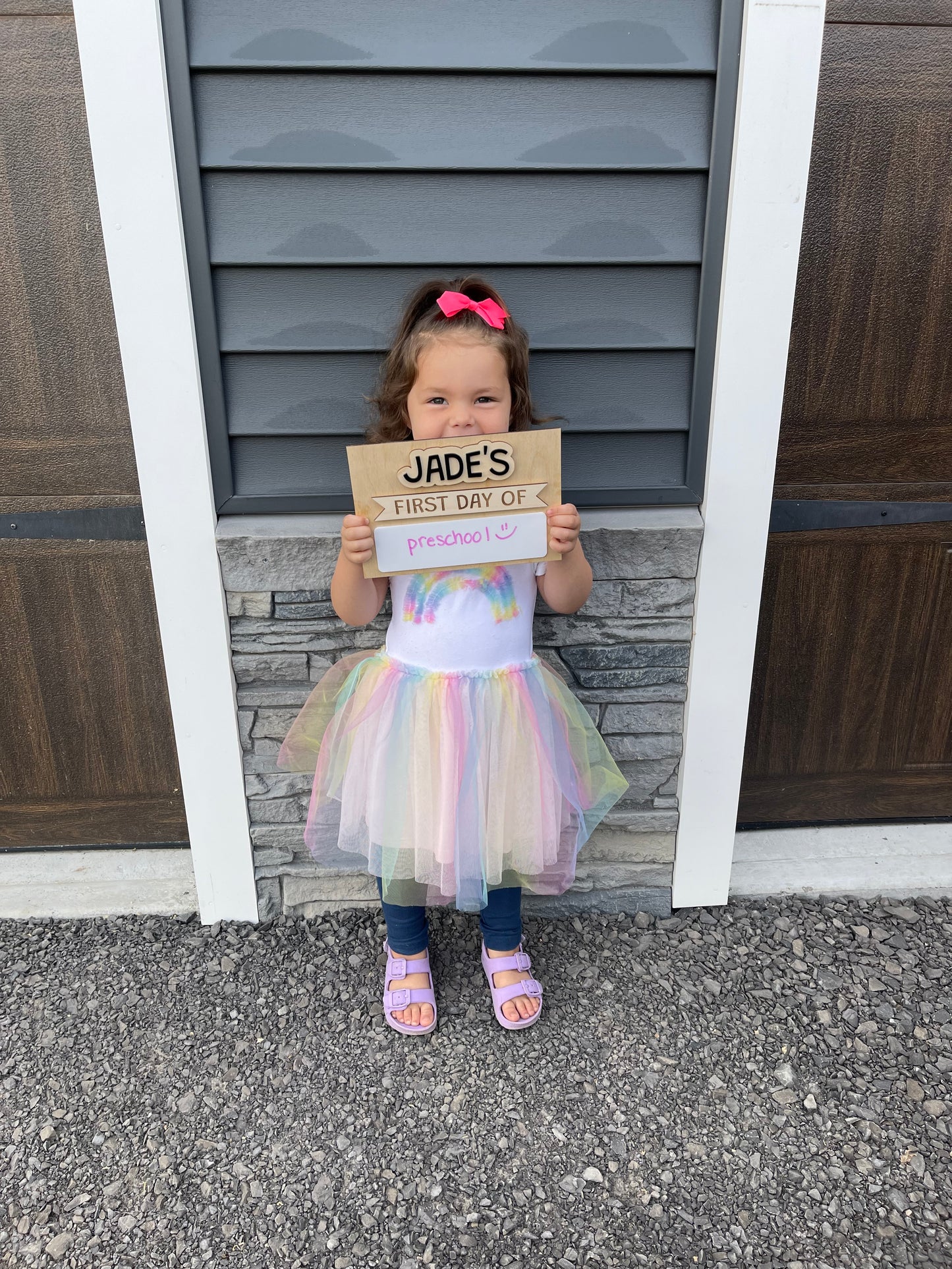 First Day of School Sign, Back to School Board, Last Day, 100th Day, Kids Photo Prop, Dry Erase, Reuse, Milestones, Student Keepsake