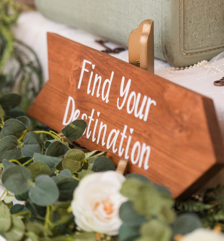 Large Directional Arrows, Custom Travel Sign, 3.5x18", Tiki Bar Decor, Take A Liki, Personalized Wood Sign, Location, Destination Arrow